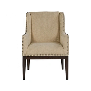Fashion Design Accent Armrest Chair for Living Room Contemporary Club Chair with Nails