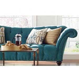 European Style Living Room Furniture Modern Sofa Home Furniture Sofa with Nails