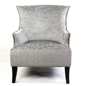 Fashion design armchair fabric leisure chair and wooden armchair for  living room furniture