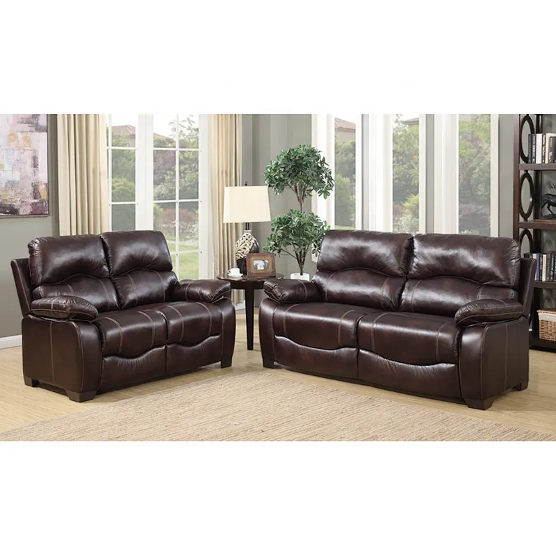 Modern design sofa set 7 seater luxury simple leisure leather sectional modern sofa set for living room