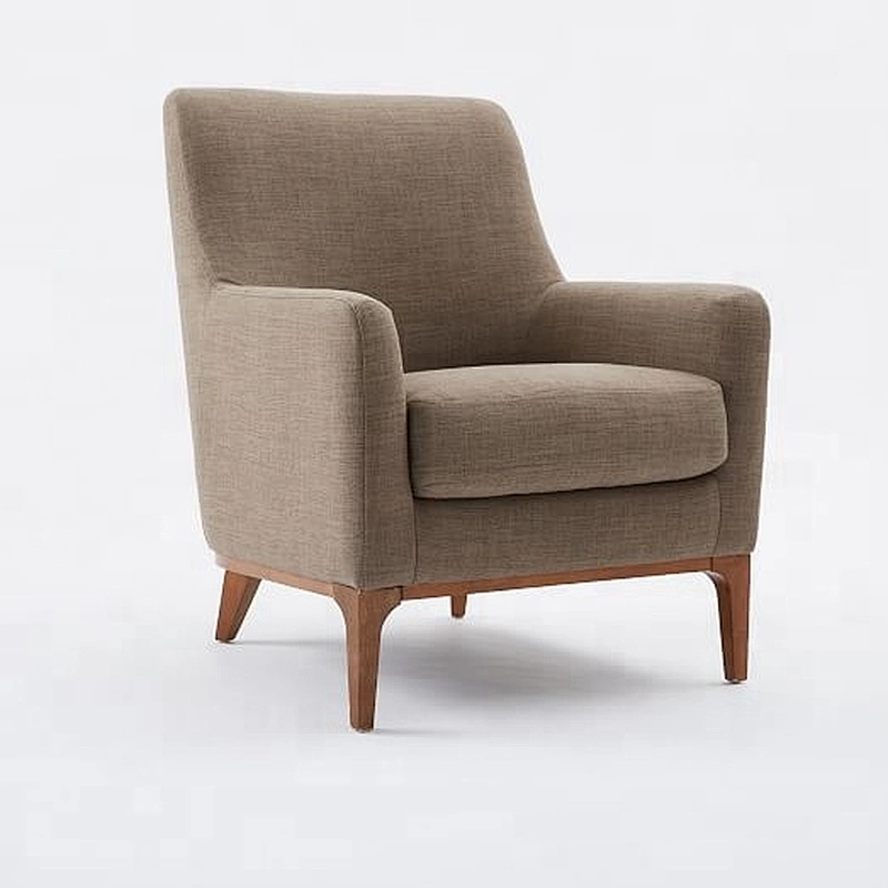 High quality stting room chair red air leather book reading leisure chair living room furniture chair