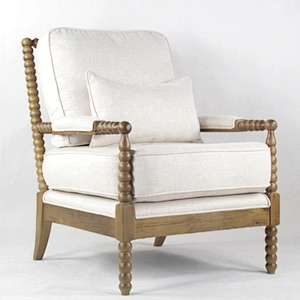 New Fashion  Chair Retro Classic Fabric With Pillow