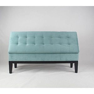 Modern fabric hot selling storage ottoman foot rest stool ottoman&bench