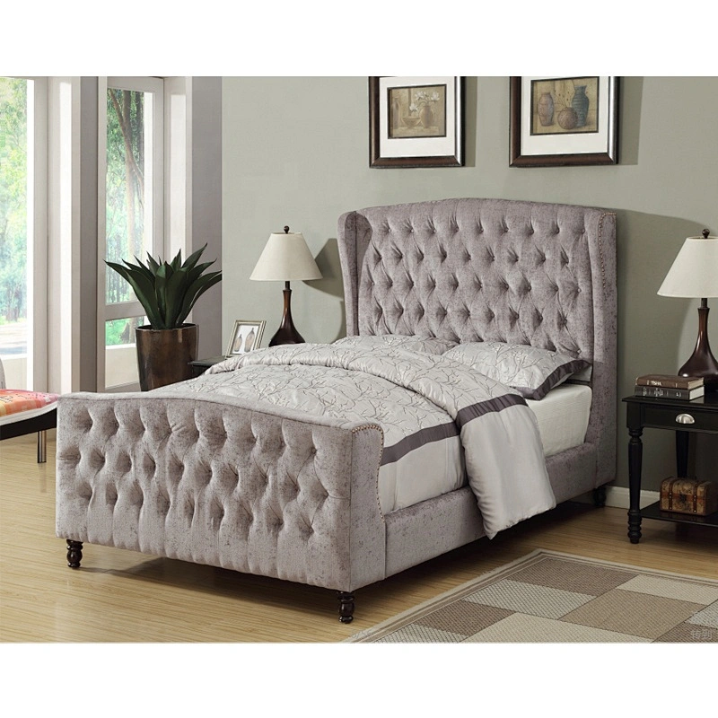 Latest design furniture bed for luxury bedroom set home furniture factory direct sell bedroom furniture simple double bed
