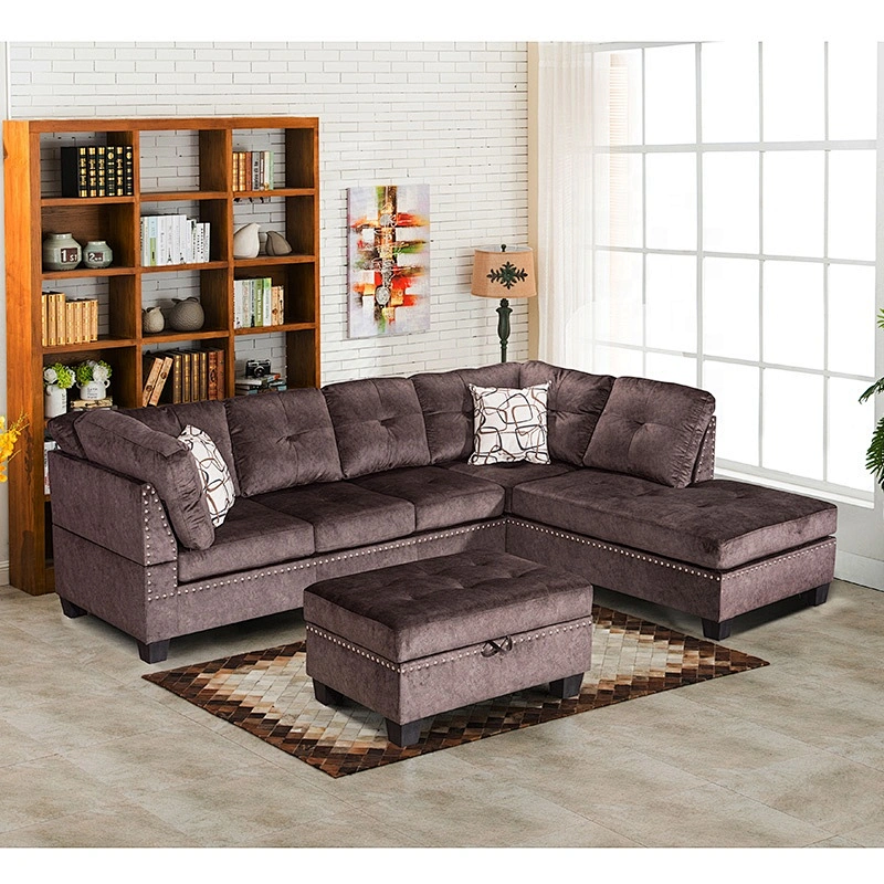 Newest Furniture Factory Sectional Corner Design Sofa
