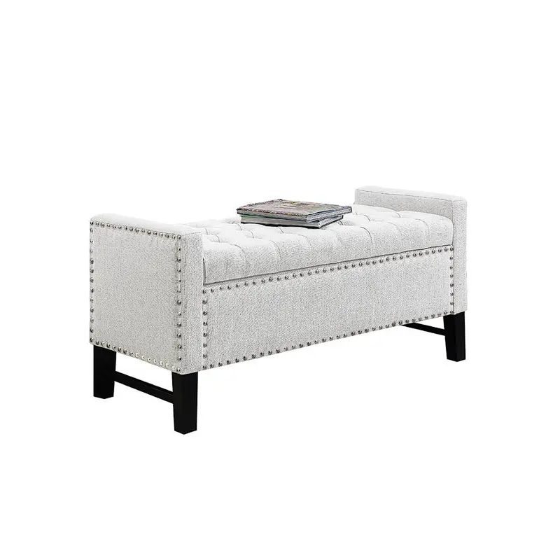 Velvet And Leather Bed End Stool Bench Bed Bench,Velvet Sofa Bench For Living Room Furniture
