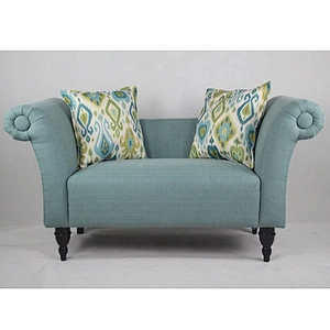 Velvet Fabric Sofa Chair For Living Room Indoor Dining Furniture Leisure Chair