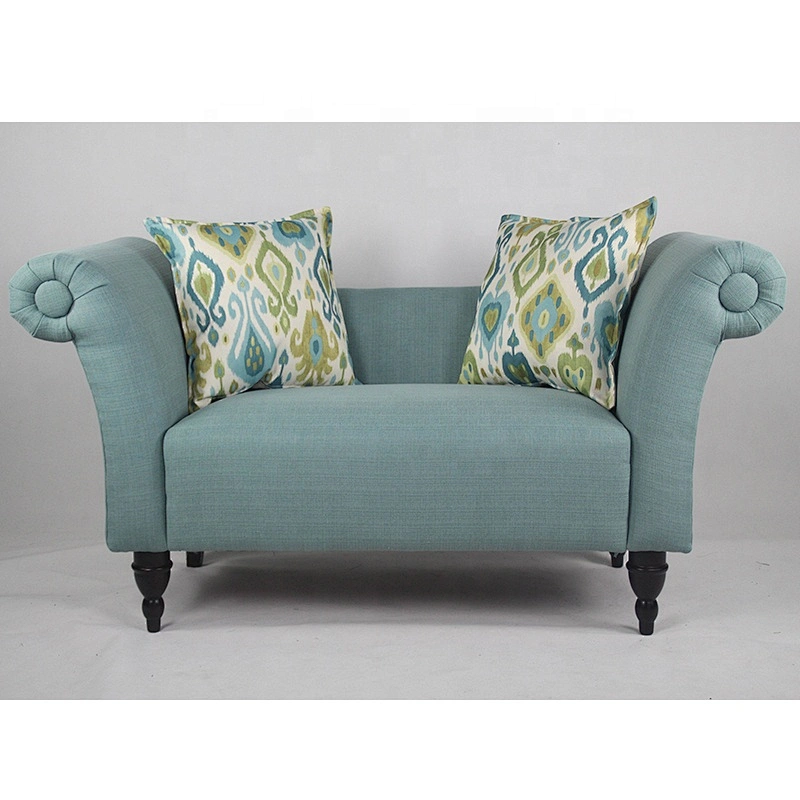 Velvet Fabric Sofa Chair For Living Room Indoor Dining Furniture Leisure Chair