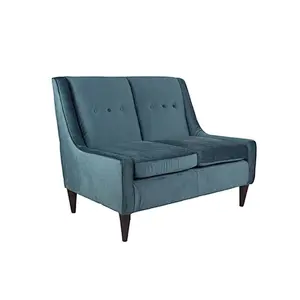 Modern minimalist design beige white soft cloth with buckle high quality living room chair