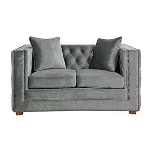 Hot selling beautiful and Luxury 2019 Newest with comfortable pull point design high quality velvet suede sofa