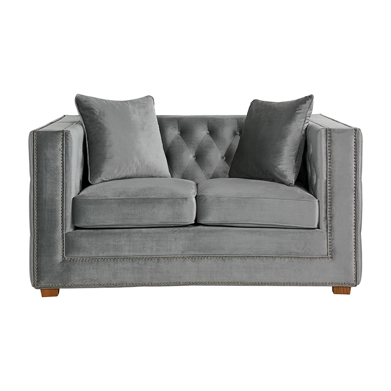 Hot selling beautiful and Luxury 2019 Newest with comfortable pull point design high quality velvet suede sofa