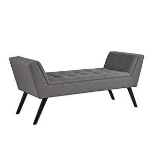 2019 Newest hot selling living room custom made Comfortable buckle design With armrests bench ottoman
