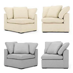 Frank furniture wholesale sectional sofa I shape  living room sofa set corner new design European style sofa