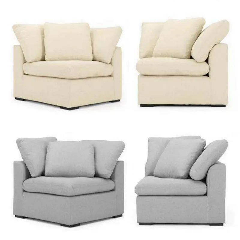 Frank furniture wholesale sectional sofa I shape  living room sofa set corner new design European style sofa