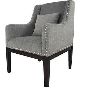Living Room Furniture Wooden Legs Modern Sofa Chair with Pillow