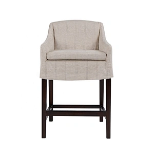 High Quality Beautiful Modern Design Dining Chair Linen Material  Wood Chair For Dining Room