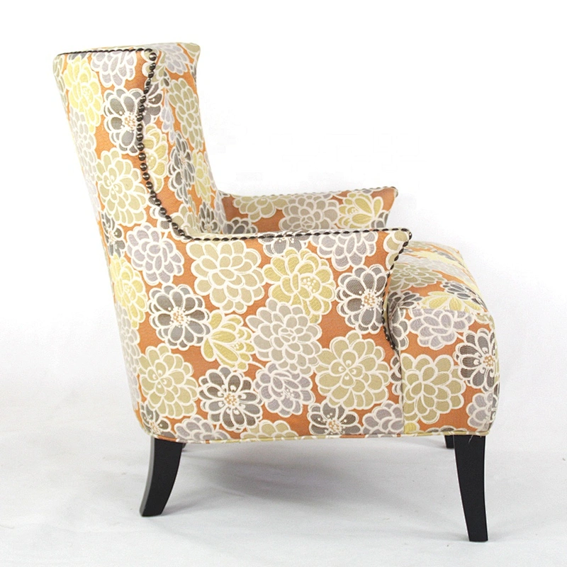 Beautiful design nice chairs living room small upholstered armchair green single armchairs for sale