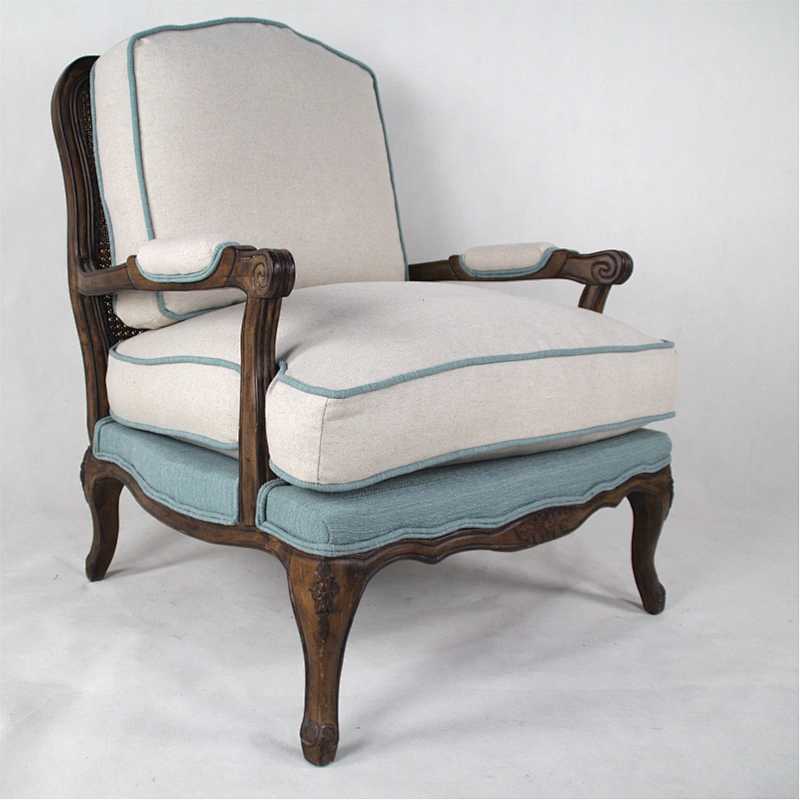Frank Furniture Two Tone Accent Chair Living Room Wholesale Wooden Accent Chair Elderly Arm Chair