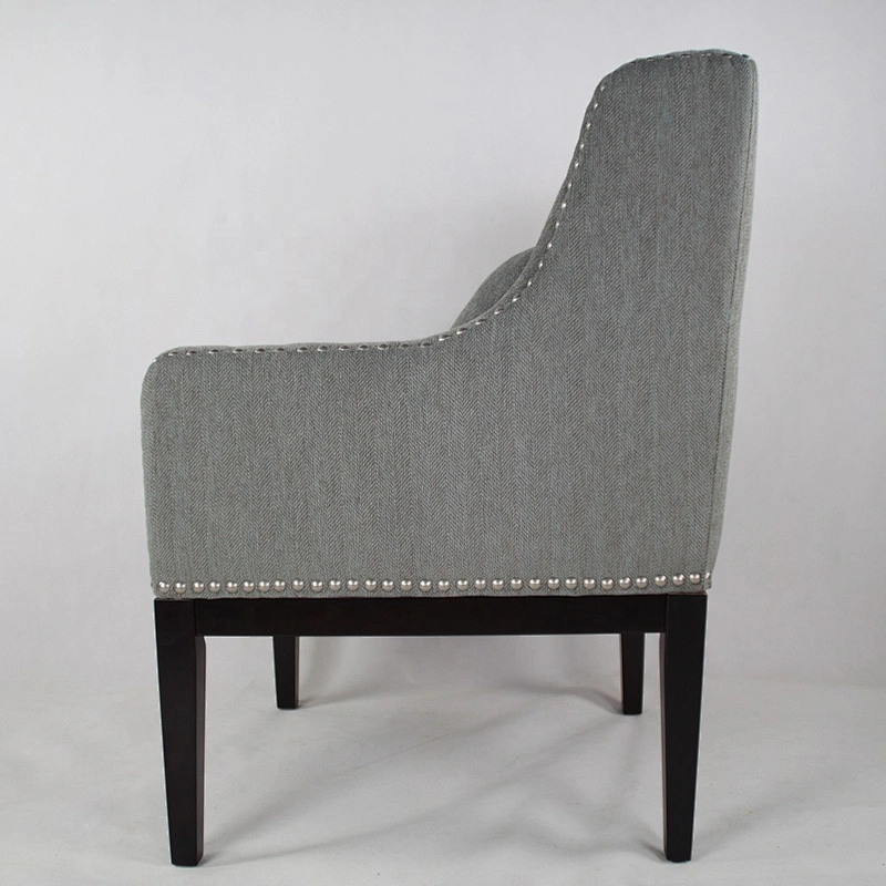 Living Room Furniture Wooden Legs Modern Sofa Chair with Pillow