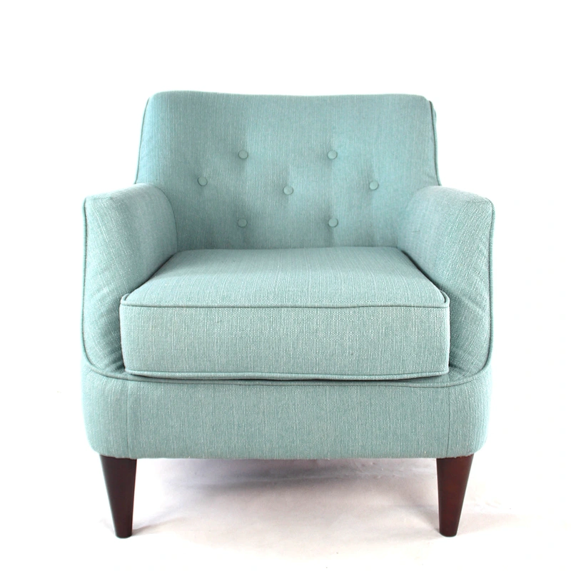 Frank Furniture Plain Design Cheap Price Accent Chair Living Room Fabric Linen Velvet Customized Chair