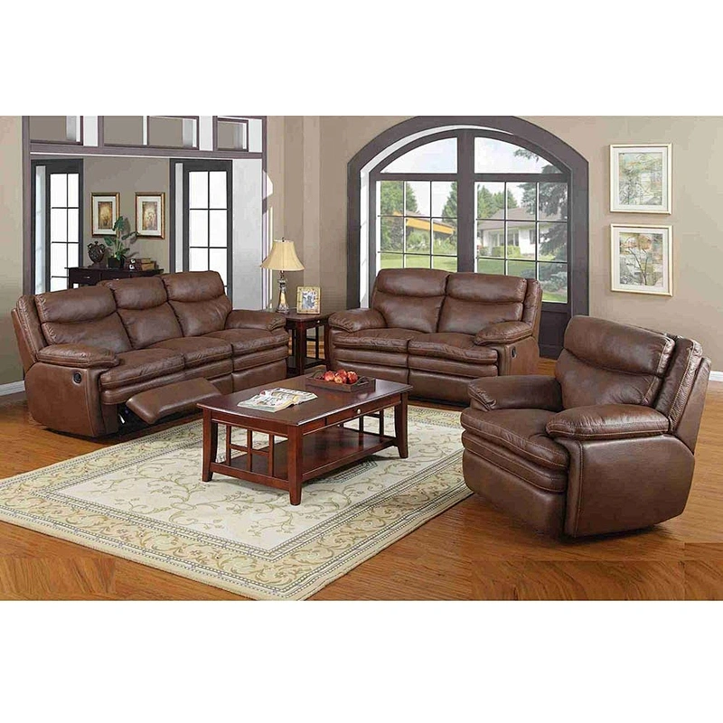 Fashion Home Furniture Living Room Sofa Set Recliner 3+2+1Chair