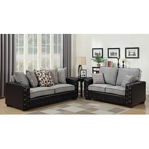 Frank Furniture European Hot Selling Serial Modern Sofa Couch Living Room Sofa Corner Color Block Sofa Set Designs