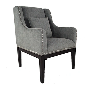 Living Room Furniture Wooden Legs Modern Sofa Chair with Pillow