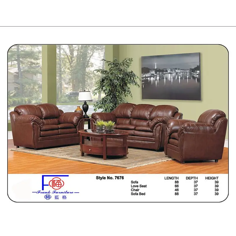 Modern style Navy blue high quality linen three seats + large lounge chair with low armrests sofa cover