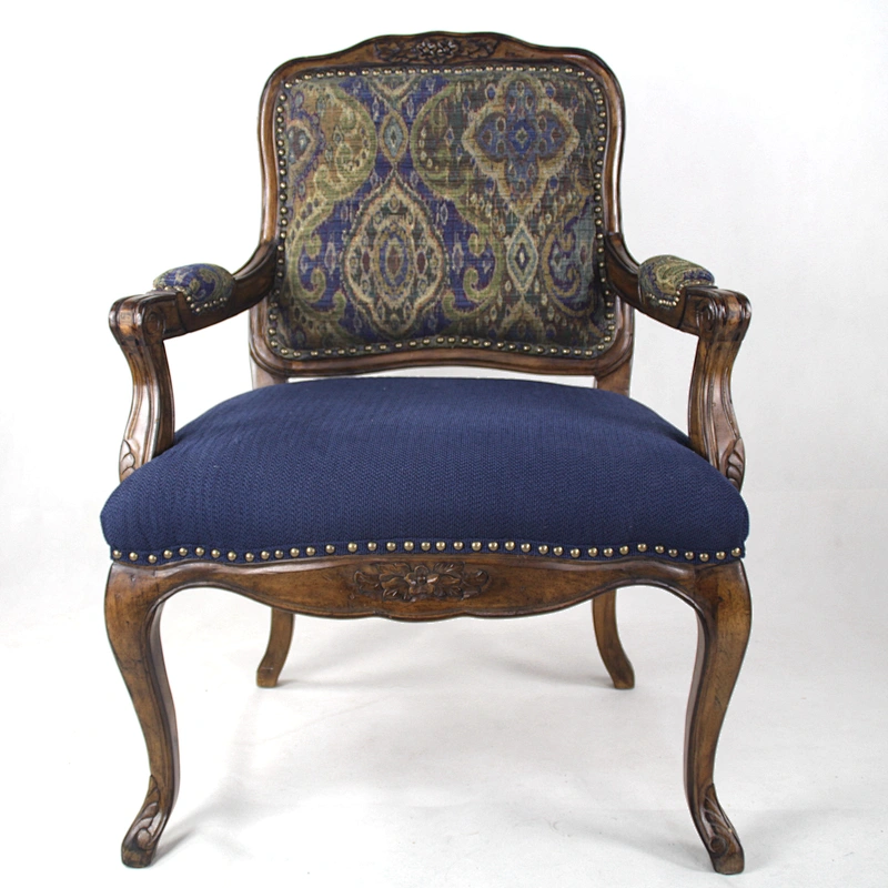 Factory wood frame chair home furniture rest dinning chair fabric leisure chair