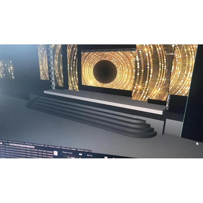 LED Mesh Facade