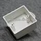 Plastic Single Gang Wall Mounted Boxes with Knockouts