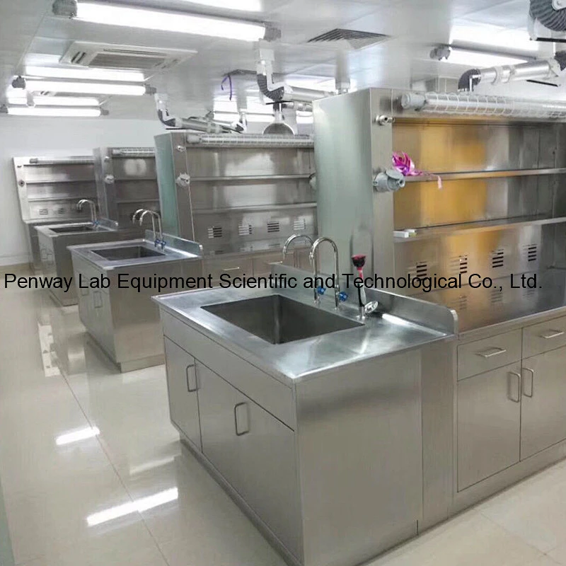 304 Stainless Steel Trolley Lab Table Bench Lab Furniture