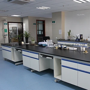 Directly Manufacture MDF Cabinet Steel Frame Science Lab furniture