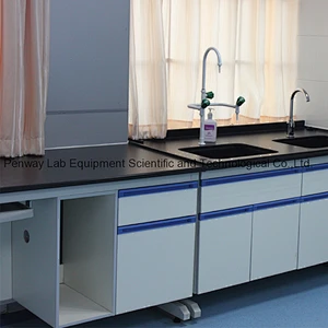 Directly Manufacture MDF Cabinet Steel Frame Science Lab furniture