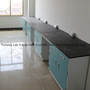 Painted Steel Chemistry Biology Lab Table Lab Furniture