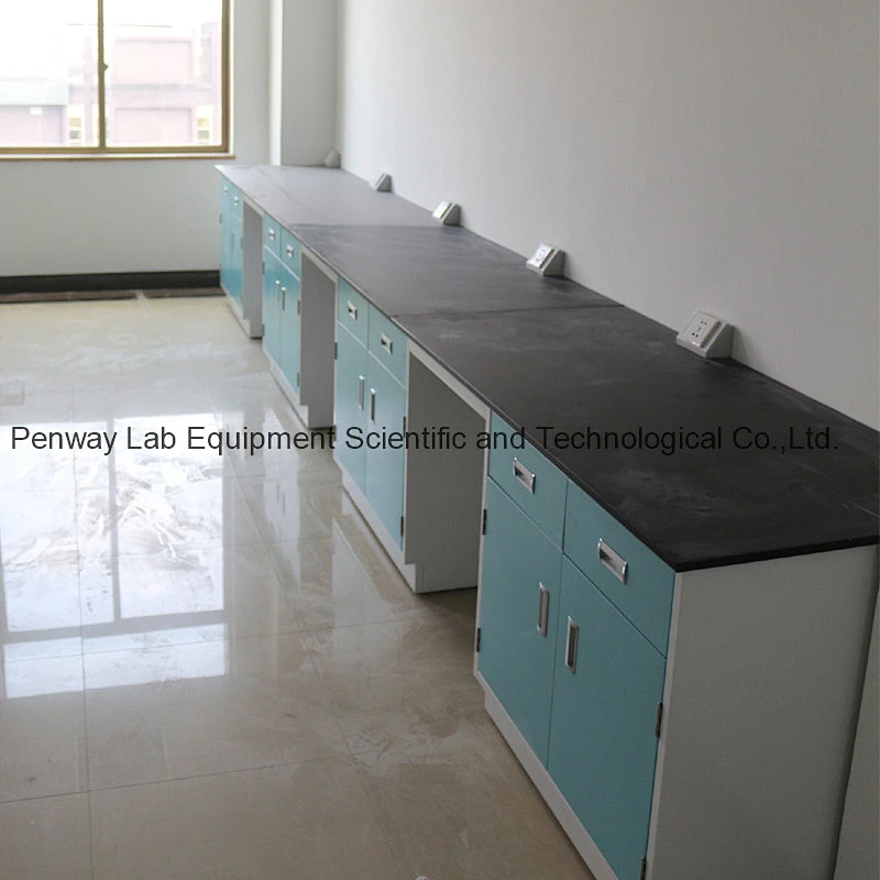 Painted Steel Chemistry Biology Lab Table Lab Furniture