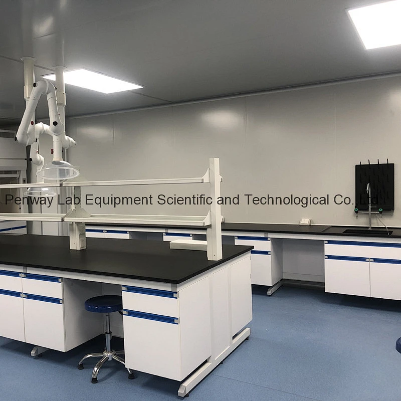 Anti-Corrosion Steel and MDF Structure School Lab Furniture