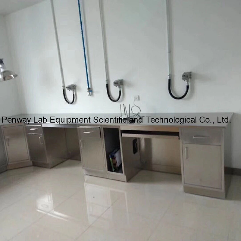 304 Stainless Steel Trolley Lab Table Bench Lab Furniture