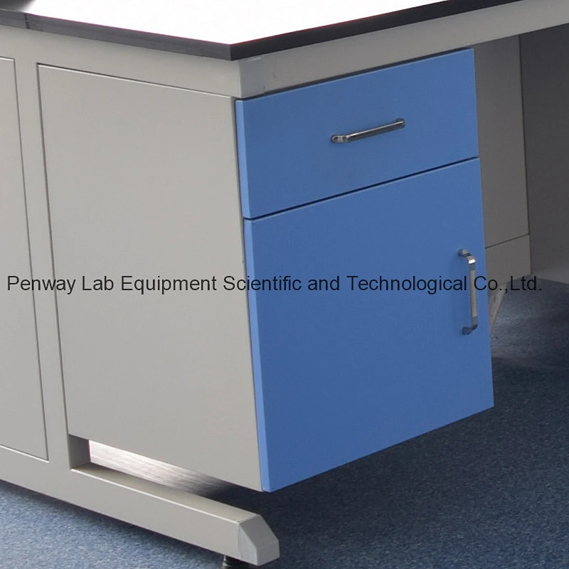 Anti-Corrosion Wet Lab Bench Painted Steel Lab Furniture