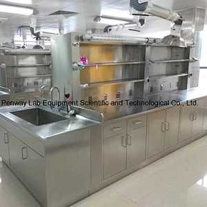 304 Stainless Steel Trolley Lab Table Bench Lab Furniture