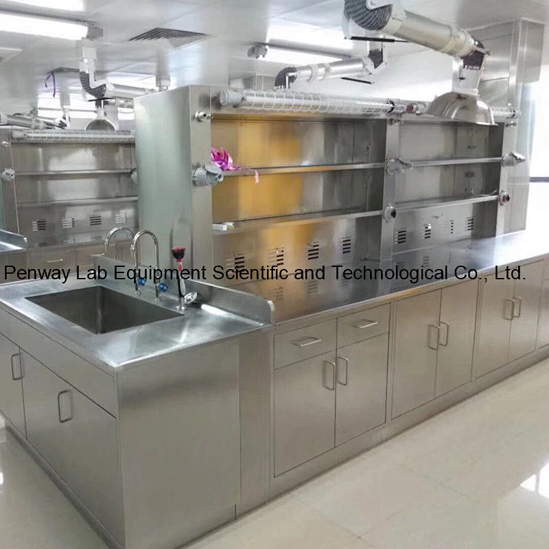 304 Stainless Steel Trolley Lab Table Bench Lab Furniture