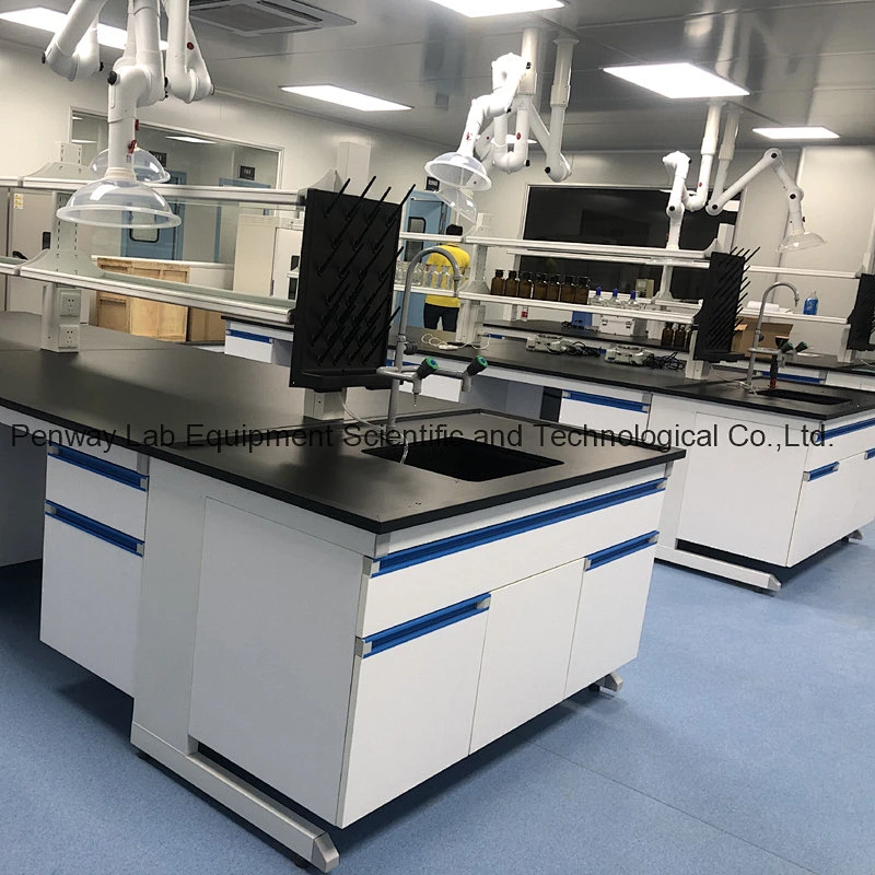 Anti-Corrosion Steel and MDF Structure School Lab Furniture