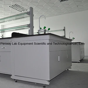 Steel Frame Commercial Laboratory Furniture Metal Lab Workbench