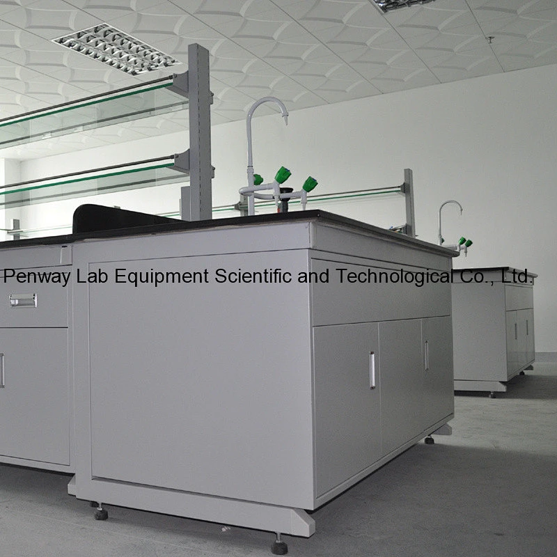Steel Frame Commercial Laboratory Furniture Metal Lab Workbench