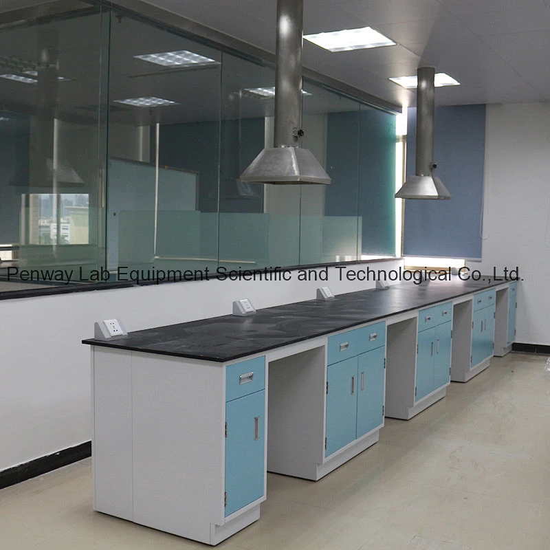 Painted Steel Chemistry Biology Lab Table Lab Furniture