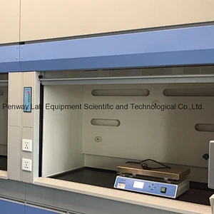 Durable Acid Alkali Resistant Painted Steel Chemical Fume Hood