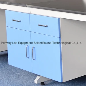 Anti-Corrosion Wet Lab Bench Painted Steel Lab Furniture