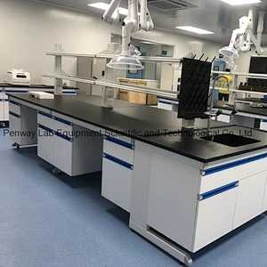 Anti-Corrosion Steel and MDF Structure School Lab Furniture