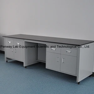 Chemical Lab table Lab Bench with PP Sink and Faucet