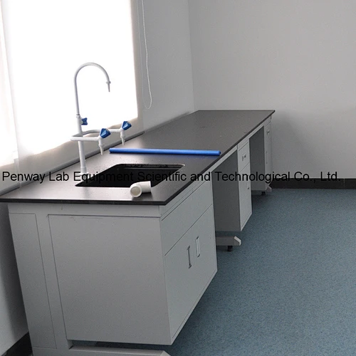 Chemical Lab table Lab Bench with PP Sink and Faucet